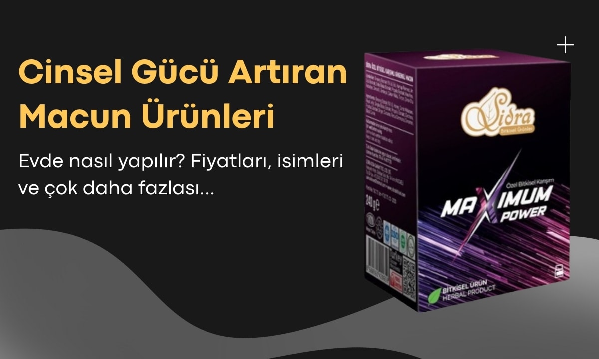 Cinsel gücü artıran macun